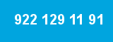 922 129 11 91 922 129 11 91